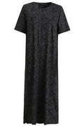 Alma Tshirt Dress | Black Grey Lace | Kjole fra Liberté