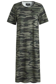 Alma Tshirt Dress | Dusty Camo | Kjole fra Liberté