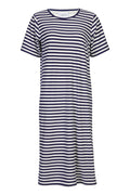 Alma Tshirt Dress | Blue Creme Stripe | Kjole fra Liberté