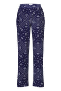 Alma Wide Pants | Blue Scarf | Bukser fra Liberté