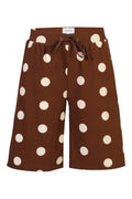 Alma Long Shorts | Brown Creme Dot | Shorts fra Liberté – nedsat