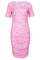 Alma Ss Turn Dress | Pink Cherry | Vendbar kjole fra Liberté