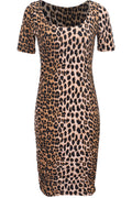 Alma Ss Turn Dress | Lux Leo | Vendbar kjole fra Liberté – nedsat