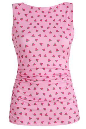 Alma Turn Top | Rosa Wassermelone | Bluse von Liberté