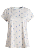 Alma U Tshirt | Ivory Cobolt Shell | Tshirt fra Liberté