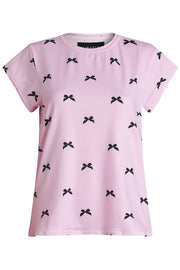 Alma U Tshirt | Pink Bow | T-Shirt fra Liberté