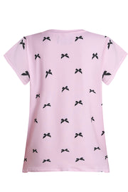 Alma U Tshirt | Pink Bow | T-Shirt fra Liberté