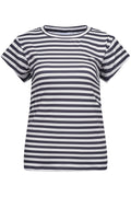 Alma U Tshirt | Black Creme Stripe | Tshirt fra Liberté