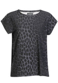 Alma U Tshirt | Dark Grey Leo | TShirt fra Liberté