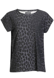 Alma U Tshirt | Dark Grey Leo | T-Shirt fra Liberté