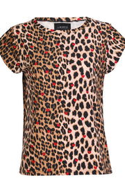 Alma U Tshirt | Lux Leo Red Heart | T-Shirt fra Liberté