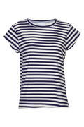 Alma U Tshirt | Blue Creme Stripe | Tshirt fra Liberté – nedsat