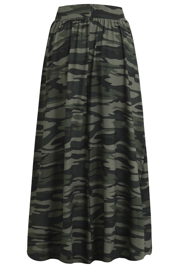 Alma Loose Skirt | Dusty Camo | Nederdel fra Liberté