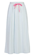 Alma Loose Skirt | L. Blue Creme Small Stripe | Nederdel fra Liberté