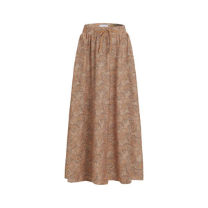 Alma Loose Skirt | Sand Paisley | Nederdel fra Liberté
