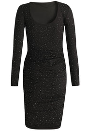 Alma Ls Turn Dress | Black Simili | Kjole fra Liberté