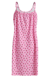Alma Short Strap Dress | Pink Watermelon | Alma fra Liberté