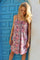 Alma Short Strap Dress | Pink Paisley | Kjole fra Liberté