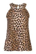Alma Anni Top | Lux Leo X Neon Orange | Top fra Liberté