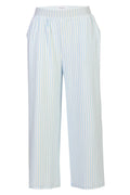 Alma Culotte Pants | L. Blue Creme Small Stripe | Bukser fra Liberté
