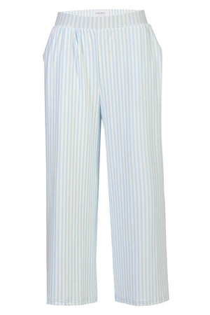 Alma Culotte Pants | L. Blue Creme Small Stripe | Bukser fra Liberté