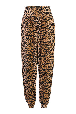Alma Hareem Pants | Lux Leo X Neon Orange |  Bukser fra Liberté