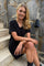 Alma Vneck Tshirt Dress | Black | Kjole fra Liberté