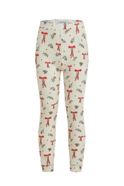 Alma Pants (Kids) | Red Bow Creme | Børne leggings fra Liberté
