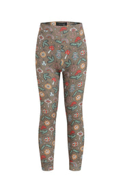 Alma Pants (Kids) | Smiley Peace Brown | Børne bukser fra Liberté