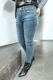 Sumner Ida Chain Jeans | Blue | Jeans fra Mos Mosh