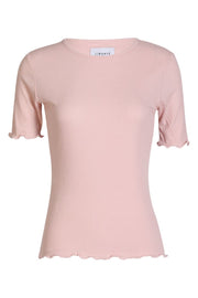 Natalia Ss Blouse | Baby Rose | T-shirt fra Liberté