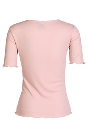 Natalia Ss Blouse | Baby Rose | T-shirt fra Liberté