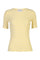 Natalia Ss Blouse | Yellow Creme Stripe | T-shirt fra Liberté