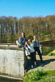 Jazz Cardigan 206484 | Moonbeam Melange W. Black | Cardigan fra Freequent