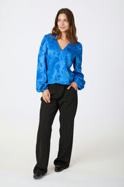 Palmino Jacquard Blouse | Bluse fra Neo Noir