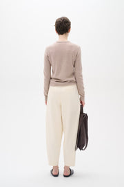 Lukkaiw Cardigan | Beige Melange | Strik fra Inwear