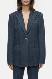 Rigid denim blazer | Blå | Blazer fra Closed