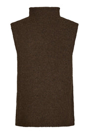 Odelia Knit Top | Brown Melange | Strik fra Neo Noir