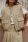 Flo Balloon Twill Vest | Taupe | Vest fra Neo Noir