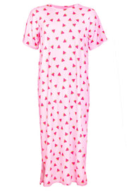 Alma T-Shirt Dress | Pink Watermelon | Kjole fra Liberté