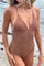 Skin Sand Crepe Swimsuit 157729 | Toffee | Badedragt fra Neo Noir