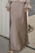 Viso Heavy Sateen Bedaz Skirt | Dark Taupe | Nederdel fra Neo Noir