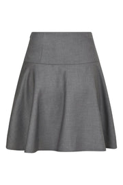 Pamelo Skirt | Dark Grey Melange | Nederdel fra Neo Noir