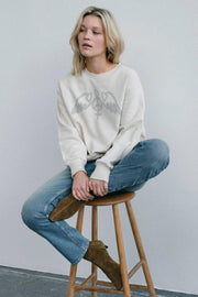 Jaylin O-LS Sweatshirt | Summer Sand | Sweats fra Mos Mosh