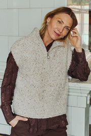 Grsnemes Waistcoat 206732 | Moonbeam Melange | Strik fra Freequent