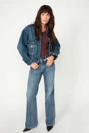Marlena Nolla Jeans Long | Blue | Jeans fra Mos Mosh