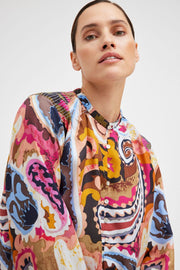 Sikka shirt with smock | Oriental Paisley | Skjorte fra Gustav