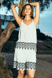 Linus Shorts 206116 | Moonbeam W. Black | Shorts fra Freequent