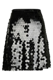 Miva Big Sequins Skirt | Black | Nederdel fra Neo Noir