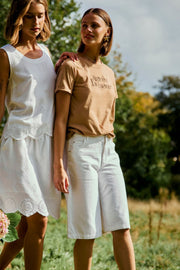 Cilla Shorts 206123 | Brilliant White | Shorts fra Freequent